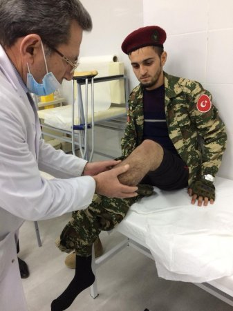 Qazi Murad Həsənovda yüksək texnologiyalı protezlə təmin edilir