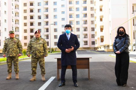 Şəhid ailələri və müharibə əlillərinə 50 mənzil təqdim edildi