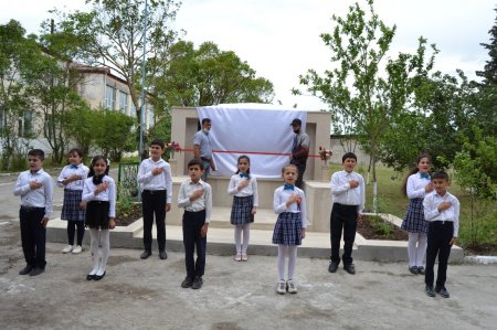 İsmayıllının Hacıhətəmli və Qalınçaq kəndlərində şəhidlərin xatirəsinə tikilən abidə kompleksləri açılıb