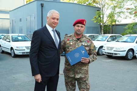 Vətən müharibəsində iştirak edən daha 44 qaziyə avtomobillər təqdim edildi