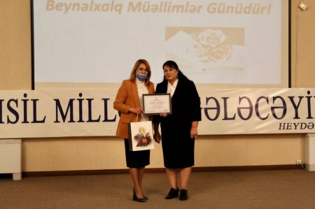 İsmayıllıda Beynəlxalq Müəllimlər Günü qeyd olunub
