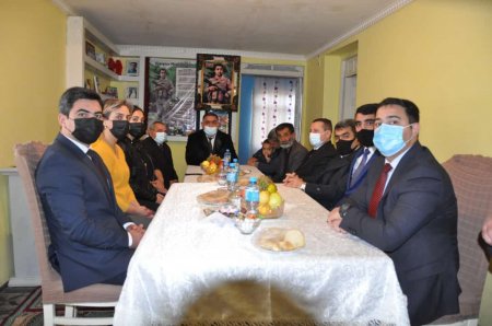 Şəhid ailəsi ziyarət olunmuşdur
