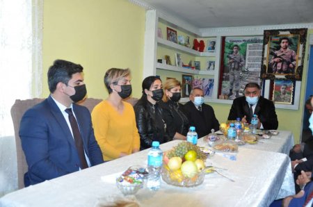 Şəhid ailəsi ziyarət olunmuşdur