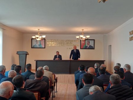 Yardımlı rayonunda fermerlərlə görüş keçirilib