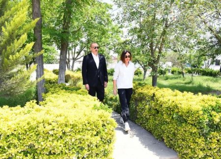 Prezident və xanımı Şamaxıda... - Fotolar