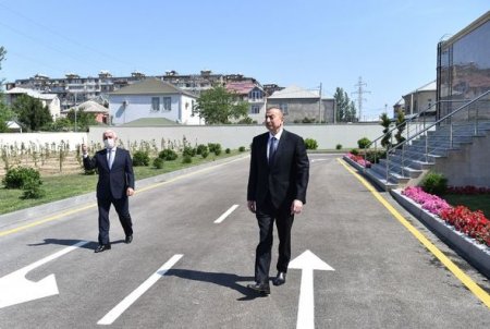 İlham Əliyev Bakıda açılışda - FOTO