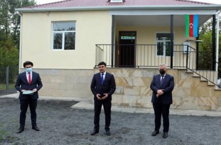 Balakən, Oğuz və Şəkidə şəhid ailələri və Qarabağ müharibəsi əlillərinə yeni fərdi evlər verildi