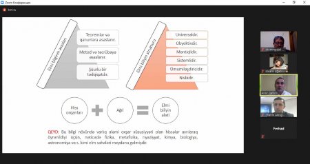 Azərbaycan İlahiyyat İnstitutunda Tələbə Elmi Cəmiyyətinin təşkilatçılığı ilə vebinar keçirilib