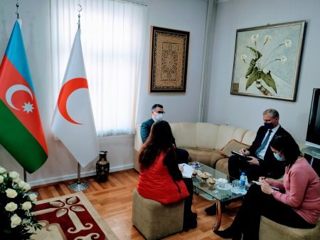 Novruz Aslanov Avropa Birliyinin Azərbaycan Nümayəndəliyinin rəhbəri, səfir Kestutis Yankauskasla görüşüb