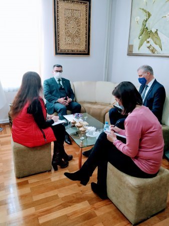 Novruz Aslanov Avropa Birliyinin Azərbaycan Nümayəndəliyinin rəhbəri, səfir Kestutis Yankauskasla görüşüb