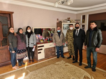 İsmayıllıda Şəhid ailələrinin ziyarət olunması davam edir