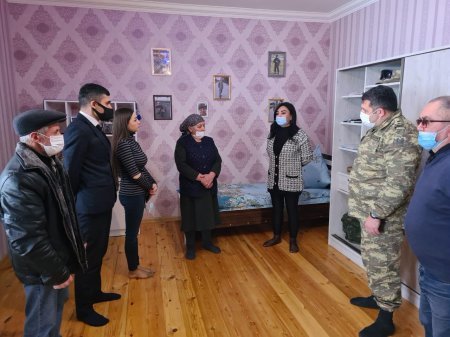 İsmayıllıda Şəhid ailələrinin ziyarət olunması davam edir