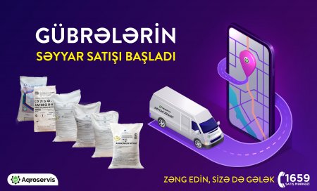 “Aqroservis” ASC tərəfindən mineral gübrələrin səyyar satışına başlanılıb
