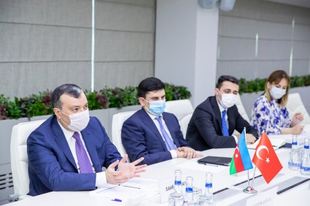 Türkiyənin Əmanət Sığortası Fondu sədrinin rəhbərlik etdiyi  nümayəndə heyəti ilə görüş olub