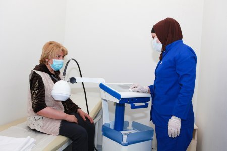 Media nümayəndələri daha bir reabilitasiya müəssisəsində qazilərimizə göstərilən xidmətlərlə tanış edilib
