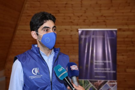 Xaçmaz rayonunda fermerlərə pomidor toxumları təqdim olunub