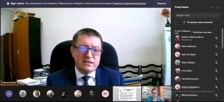 Dövlət Aqrar Universiteti (ADAU) professor-müəllim və tələbələri üçün mühazirə söyləyib