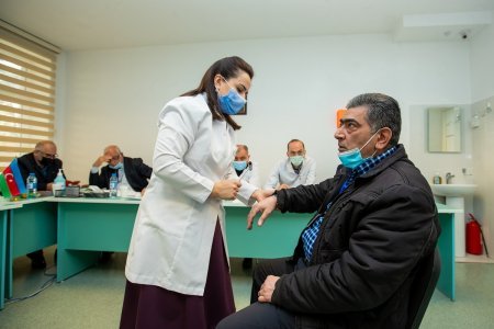 Ötən illərdə hərbi səbəblərlə əlaqədar təyin edilmiş əlillik müddəti bitən daha bir qrup şəxsin əyani müayinəsi aparılıb