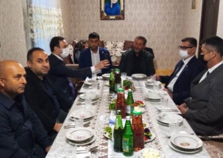 Novruz Aslanov şəhid ailələrini ziyarət etdi - FOTOLAR
