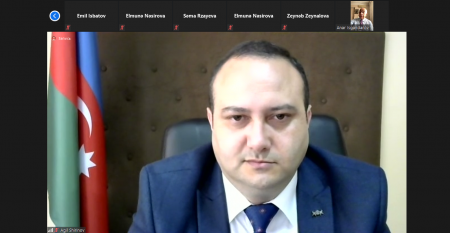 Azərbaycan İlahiyyat İnstitutunda 28 May - Respublika Gününə həsr olunmuş videokonfrans keçirilib