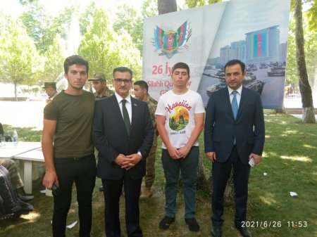 Deputat İsmayıllıda Silahlı Qüvvələr Gününə həsr olunmuş tədbirdə iştirak etdi-Fotolar