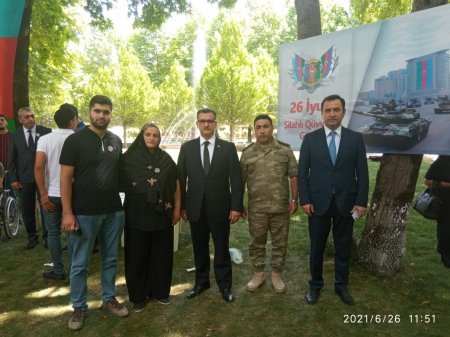 Deputat İsmayıllıda Silahlı Qüvvələr Gününə həsr olunmuş tədbirdə iştirak etdi-Fotolar