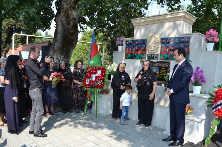 İsmayıllıda şəhidin xatirəsini əbədiləşdirən bulaq kompleksi istifadəyə verilib
