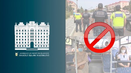 Sumqayıtda yol polisi avtobus və taksilərdə maska taxmayan şəxslərə qarşı profilaktik tədbir keçirib