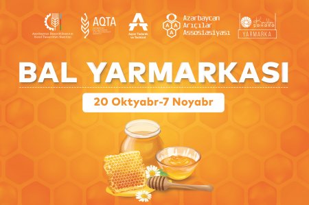 Bakıda arıçılıq məhsullarının 21-ci Respublika Sərgi-Satış Yarmarkası keçiriləcək
