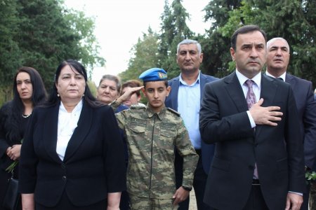 İsmayıllının İvanovka kəndində şəhidlərin xatirəsinə həsr olunmuş bulağın açılışı olub