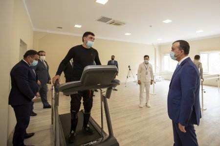 Yuxarı ətrafları amputasiya olunmuş qazilərin son nəsil protezlərlə təminatına başlandı