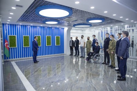 Yuxarı ətrafları amputasiya olunmuş qazilərin son nəsil protezlərlə təminatına başlandı