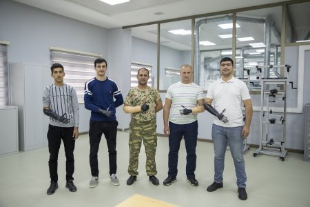 Yuxarı ətrafları amputasiya olunmuş qazilərin son nəsil protezlərlə təminatına başlandı