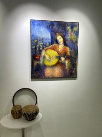 Lüksemburqda azərbaycanlı rəssamın sərgisi açılıb