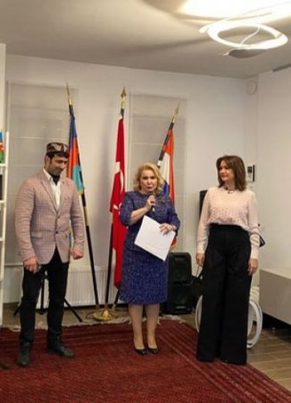 Lüksemburqda azərbaycanlı rəssamın sərgisi açılıb
