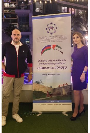 Dubay şəhərində soydaşlarımızın həmrəylik görüşü təşkil edilib