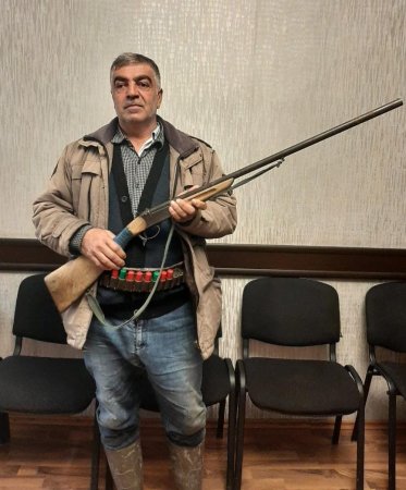 Polis Şabranda qanunsuz ov edən şəxsləri yaxaladı