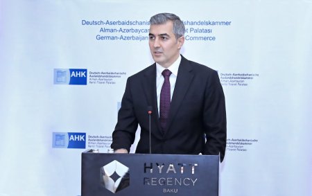 Dövlət Miqrasiya Xidmətinin rəisi Vüsal Hüseynov Alman-Azərbaycan Xarici Ticarət Palatasının üzvləri ilə görüşüb