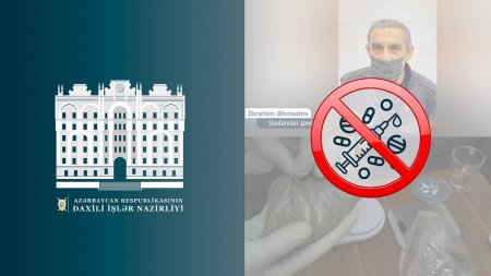 Sumqayıt şəhərində narkotik vasitələrin qanunsuz  dövriyyəsi ilə məşğul olan şəxs saxlanılıb