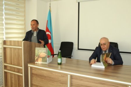 Qubada “Badam ağacının yetişdirilməsi” kitabı təqdim olunub