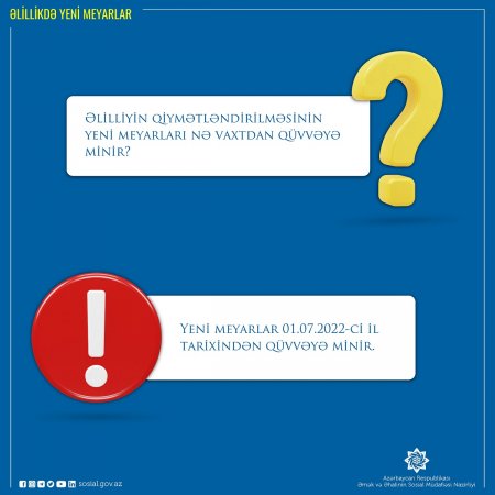 Əlillik təyinatına əsas yaradan xəstəliklərin  siyahısı genişləndirili