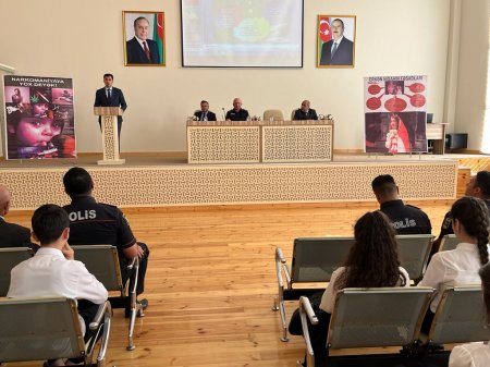 Qubada narkomaniyaya qarşı maarifləndirmə tədbiri keçirilib