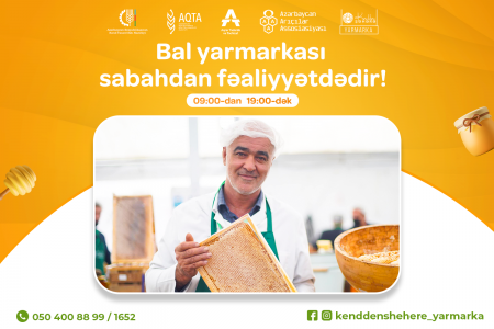 Sabahdan Bakıda 22-ci Respublika Sərgi-Satış Yarmarkası fəaliyyətə başlayır