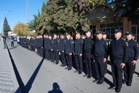 Balakən Rayon Polis Şöbəsinin yeni yaradılmış Qabaqçöl Polis Bölməsinin inzibati binasının açılışı olub