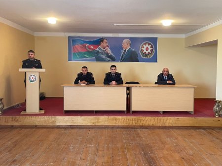 “Narkomaniyaya yox deyək!” mövzusunda maarifləndirici tədbir keçirilib