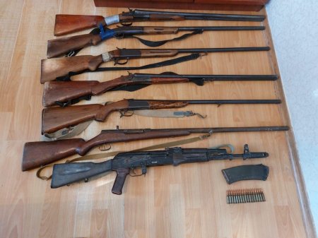 Şirvanda məişət tullantılarının atıldığı poliqondan avtomat tapılıb