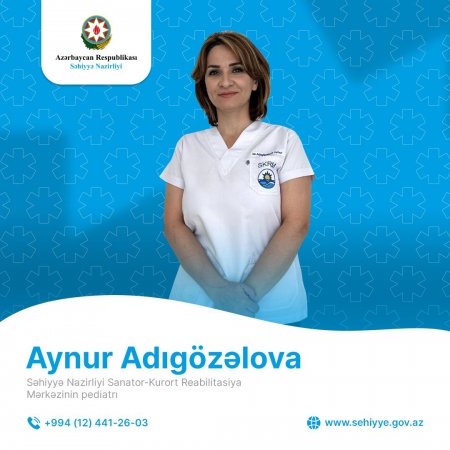 Səhiyyə Nazirliyi Sanator-Kurort Reabilitasiya Mərkəzinin pediatrı Aynur Adıgözəlova: Bilməyiniz vacibdir ki, temperatur 38.0⁰C-dən yuxarı yüksəldiyi təqdirdə immun sistemi aktivləşir