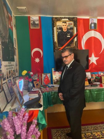 Novruzəli Aslanov İsmayıllıda şəhid ailələrini ziyarət edib -Fotolar