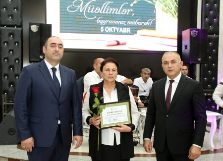 5 oktyabr – Beynəlxalq Müəllimlər Günü münasibətiylə tədbirlər keçirilib