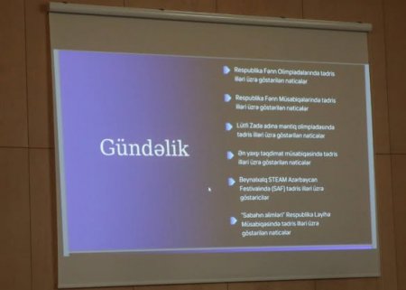 Elm və Təhsil Nazirliyi tərəfindən həyata keçirilən müsabiqə və olimpiadalarda şagirdlərin iştirakı ilə bağlı görüş keçirilib 